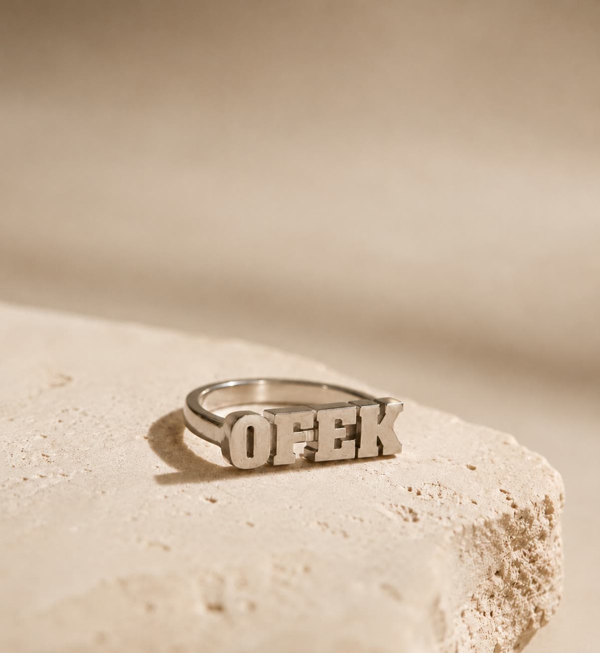 טבעת שם Ofek - עבודה אמיתית של NAMÉ