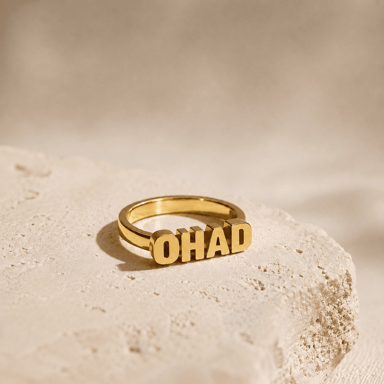 טבעת שם Ohad - עבודה אמיתית של NAMÉ